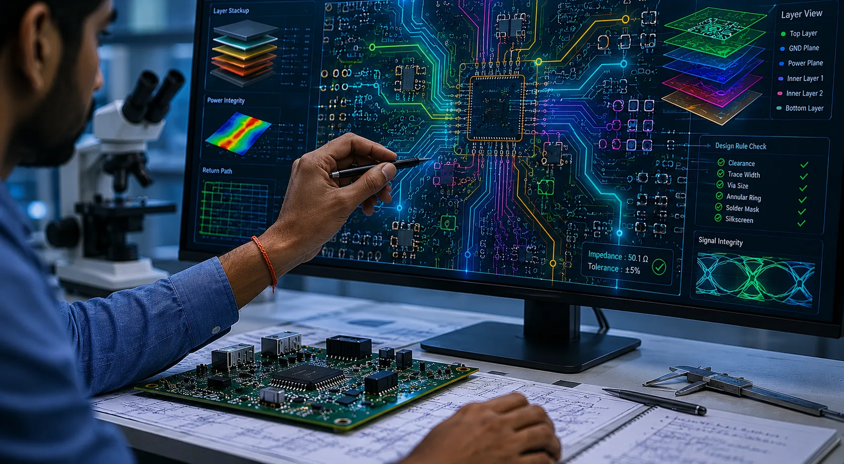 Engineering review visual