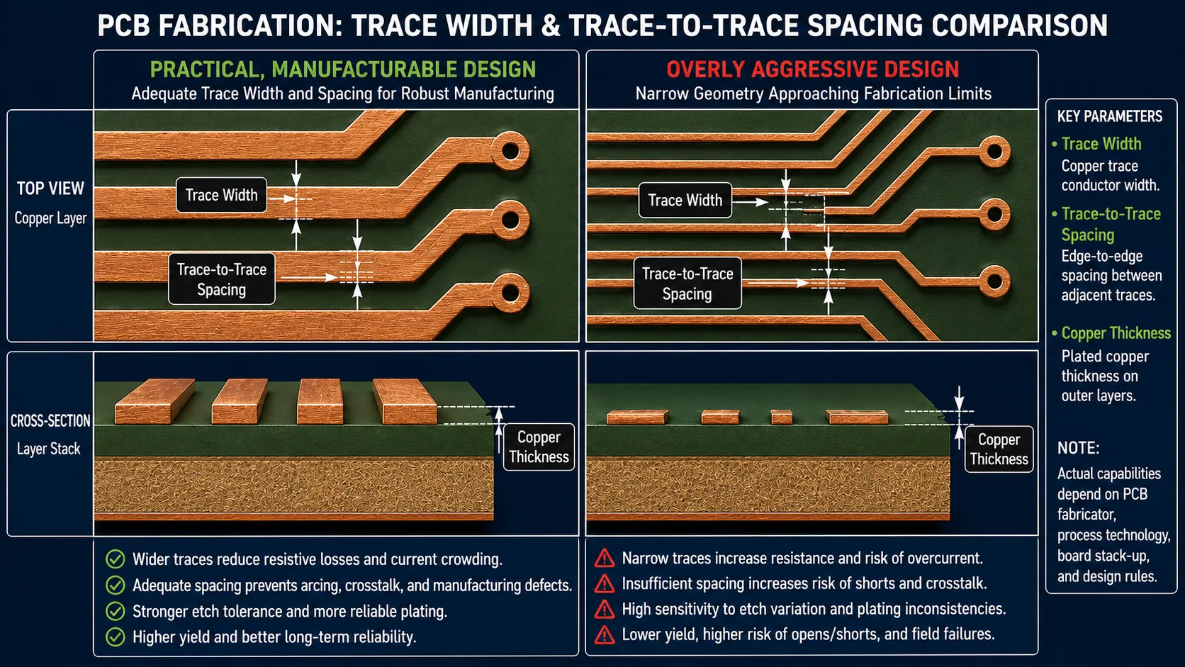Trace Width & Spacing