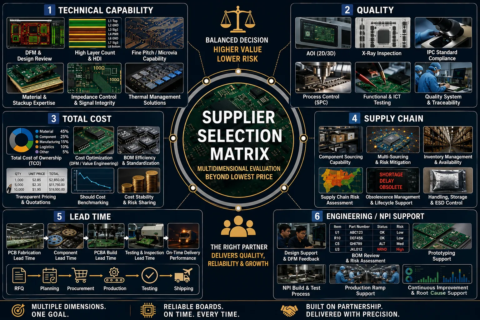 Beyond Price: Supplier Evaluation Matrix