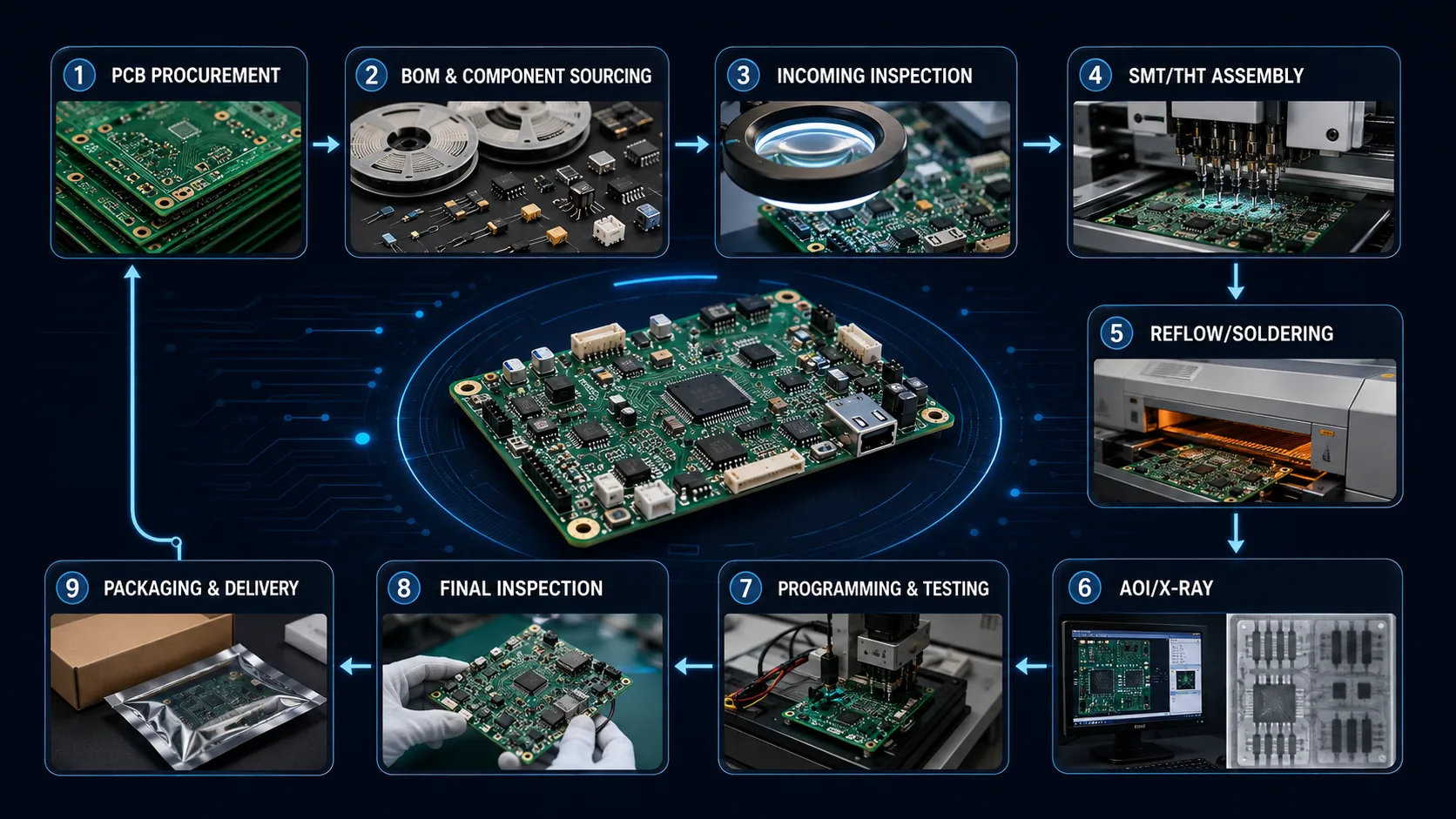 WHAT DOES TURNKEY PCBA INCLUDE?