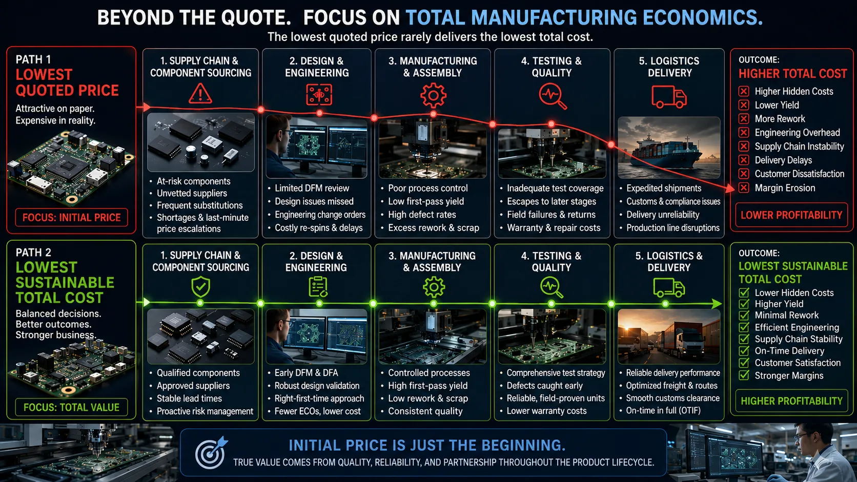 LOWEST QUOTE VS LOWEST SUSTAINABLE COST