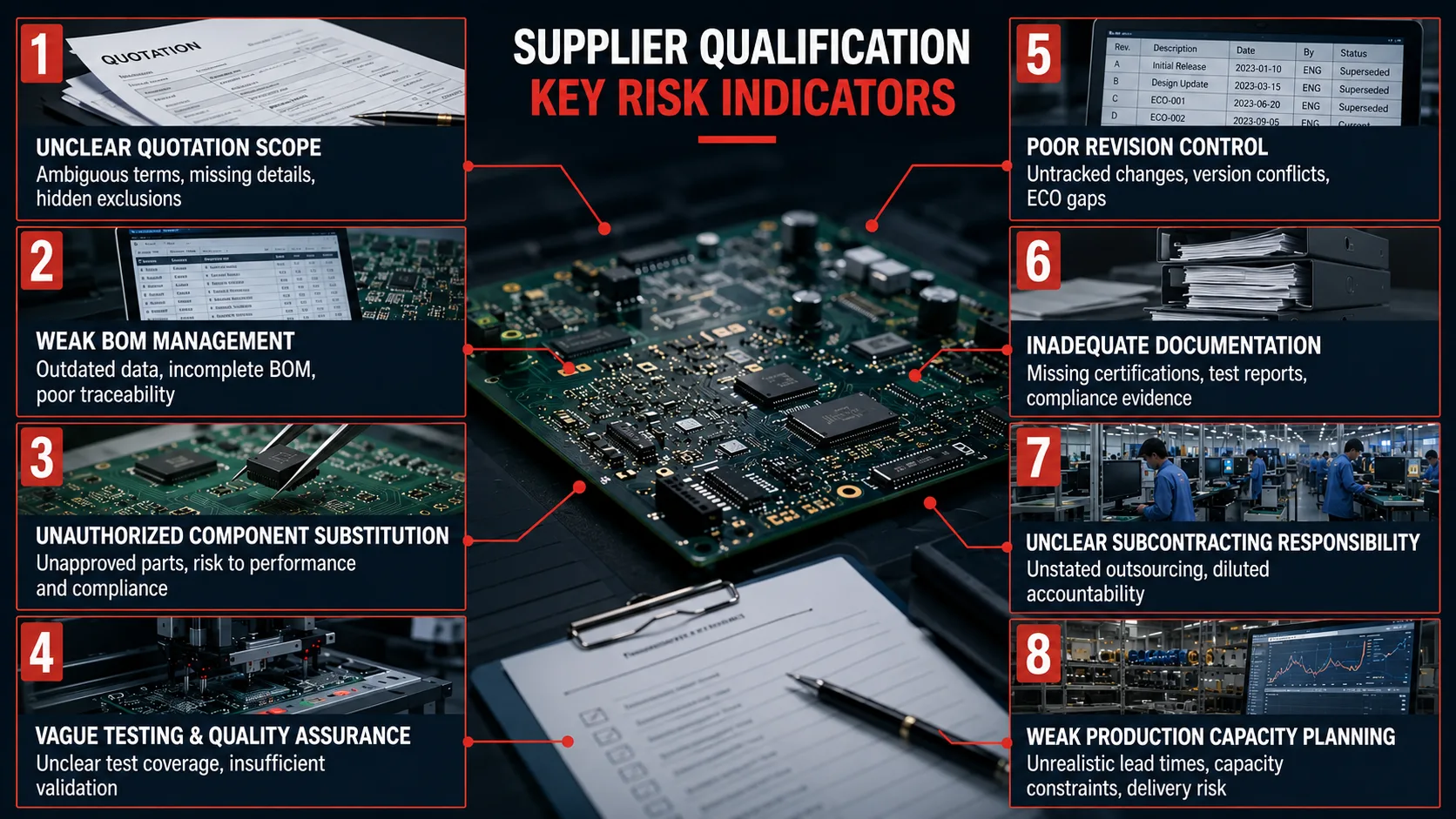 SUPPLIER RED FLAGS