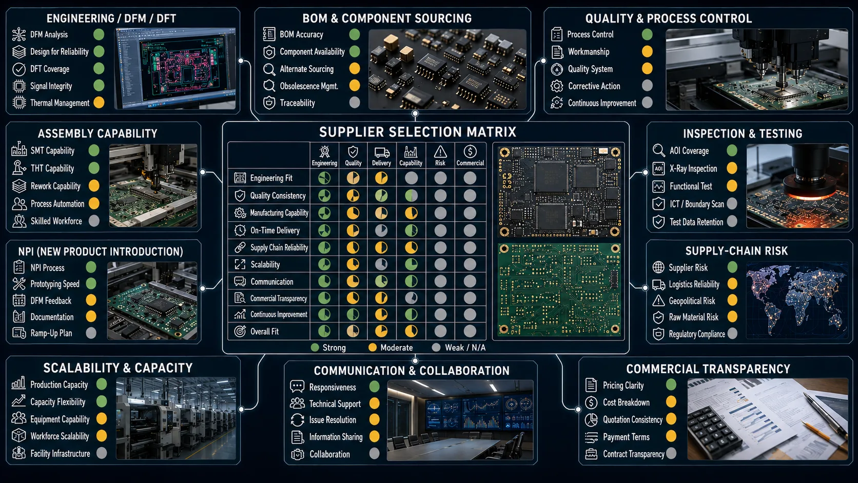 PCB/PCBA SUPPLIER EVALUATION SCORECARD