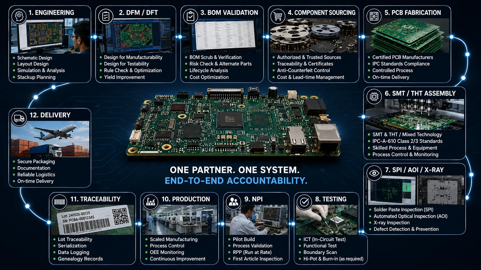 THE INTEGRATED TURNKEY PCBA SYSTEM