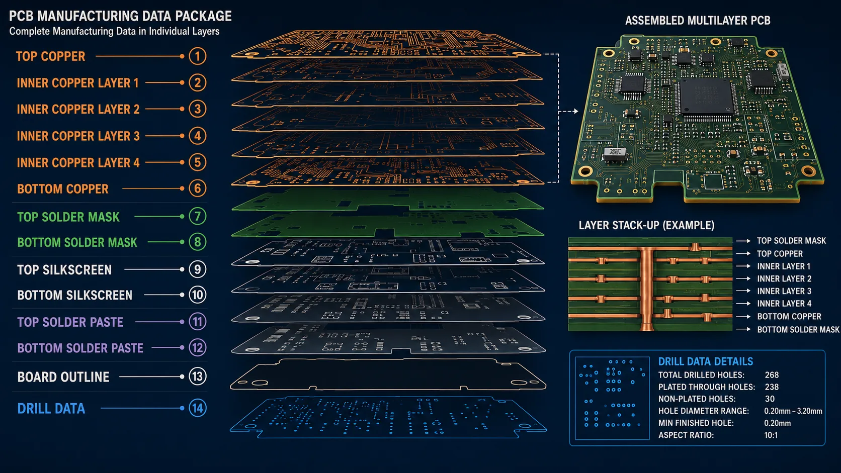 Anatomy of a PCB Manufacturing Package