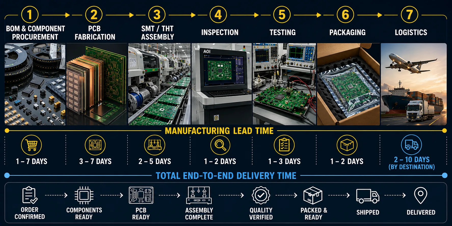 End-to-End Production Lead Time