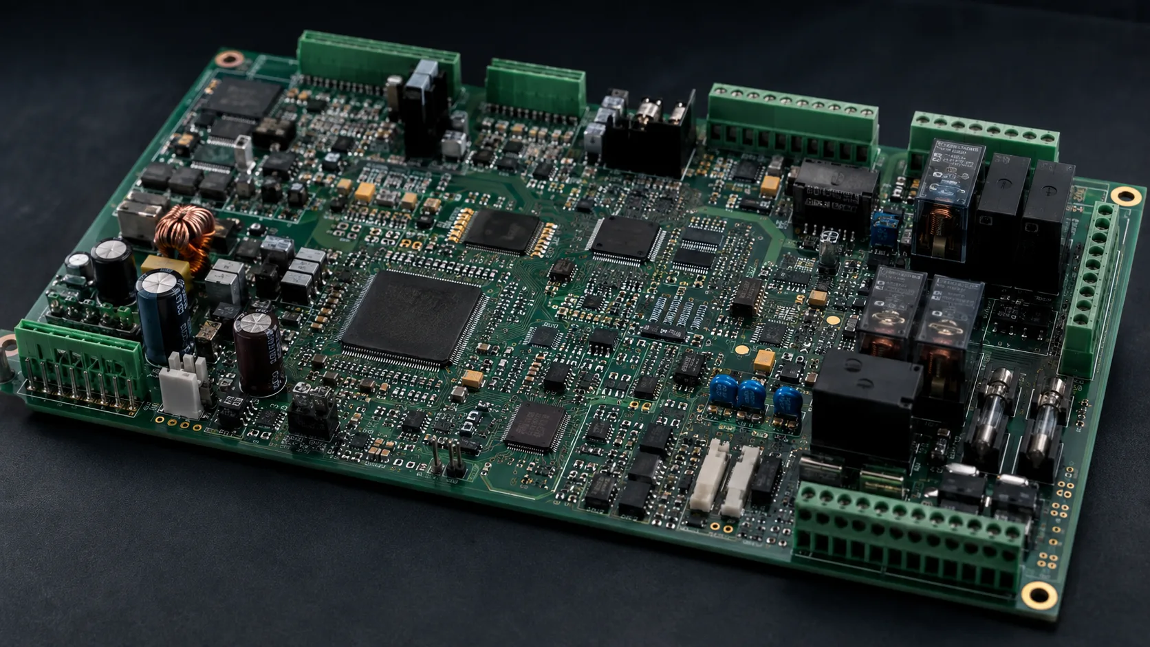 MIXED TECHNOLOGY PCBAMany production PCBAs combine SMT and THT, assigning each component to the mounting technology best suited to its electrical, mechanical and manufacturing requirements.