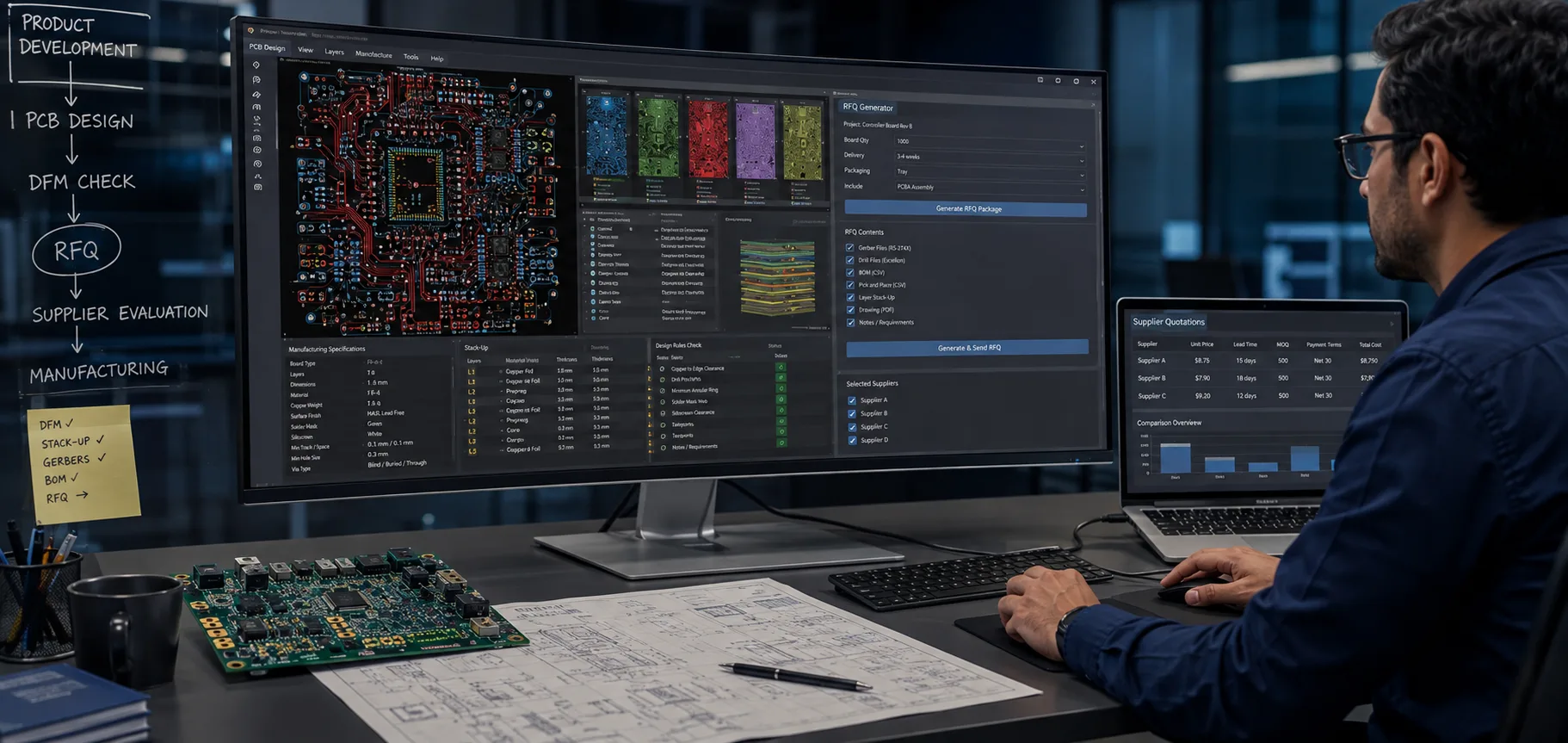 What to Include in a PCB Manufacturing RFQ